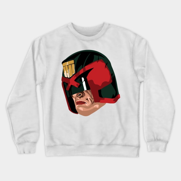 Dredd Crewneck Sweatshirt by FutureSpaceDesigns